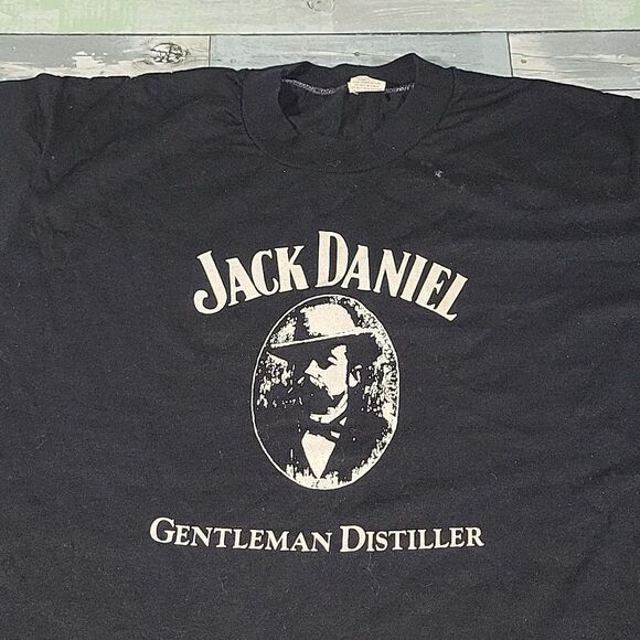 Velva Sheen Vintage Single Stitch Jack Daniel's T-Shirt sz X-Large - Picture 2 of 4